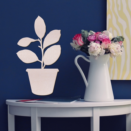 [우드스티커] 우든화분 (컬러완제품)