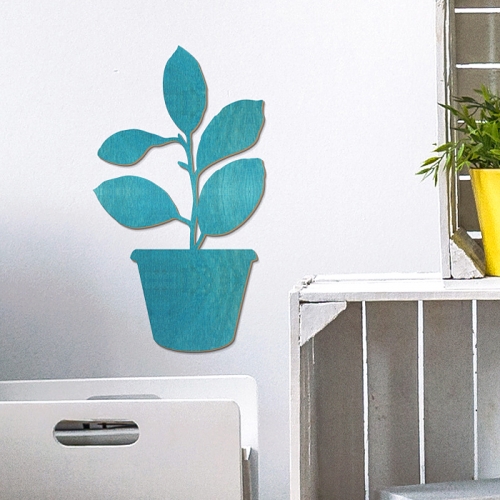 [우드스티커] 우든화분 (컬러완제품)