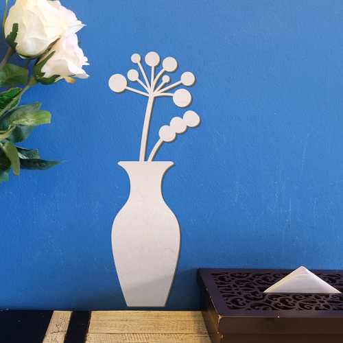 [우드스티커] 작은화분 (컬러완제품)