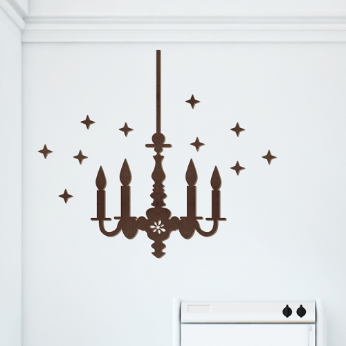 [우드스티커] 우든샹드리에 (컬러완제품)