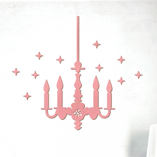 [우드스티커] 우든샹드리에 (컬러완제품)