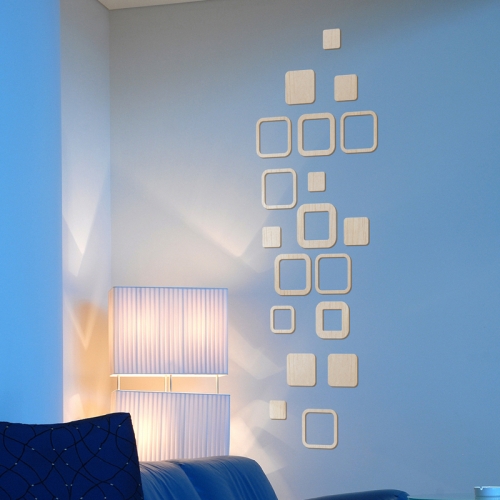 [우드스티커] 스퀘어패턴 (반제품) / 반제품(우드)