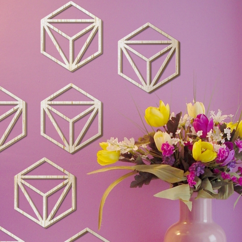 [우드스티커] 심플패턴 (반제품) / 반제품(우드)