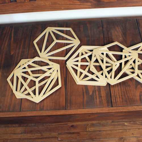 [우드스티커] 심플패턴 (반제품) / 반제품(우드)