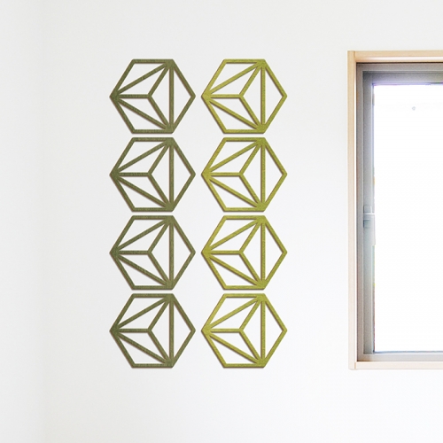 [우드스티커] 심플패턴 (컬러완제품)