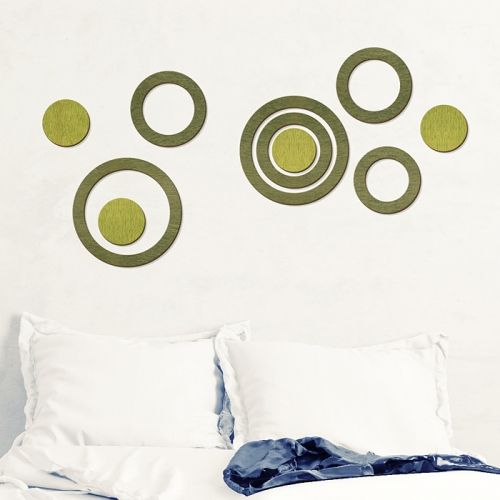 [우드스티커] 우든서클 (컬러완제품)