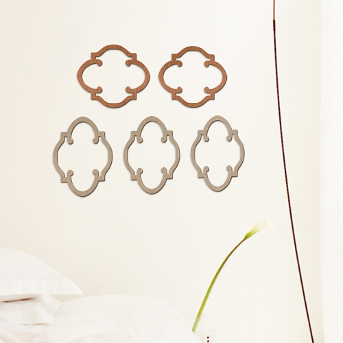 [우드스티커] 문양 (컬러완제품)