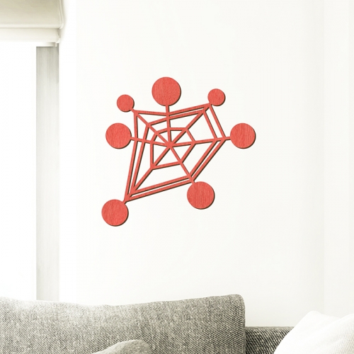 [우드스티커] 기하학 (컬러완제품)