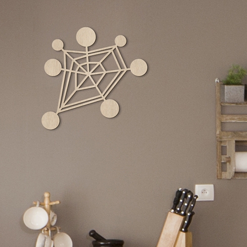 [우드스티커] 기하학 (컬러완제품)