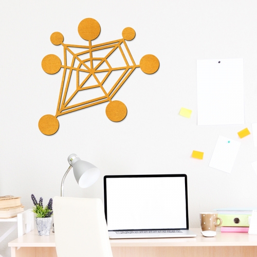 [우드스티커] 기하학 (컬러완제품)