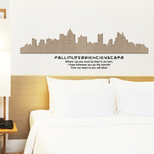 [우드스티커] 시티스케이프 (컬러완제품)