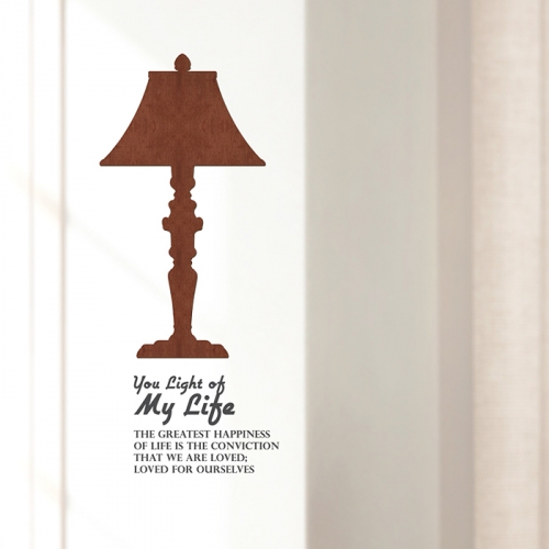 [우드스티커] 유라잇 (컬러완제품)