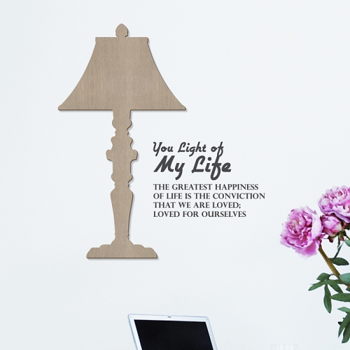 [우드스티커] 유라잇 (컬러완제품)