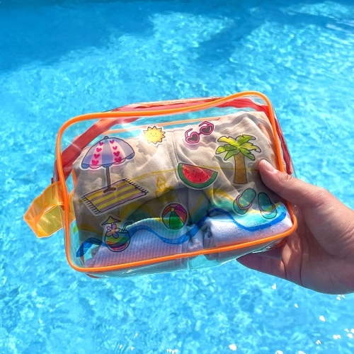 [아트랄라] 썸머네온비치백-스티커포함