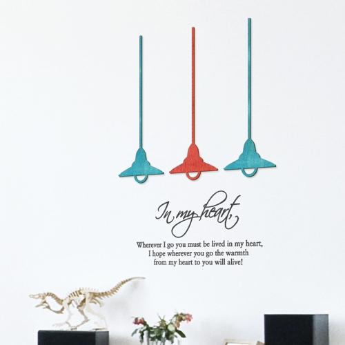 [우드스티커] 하늘등 (컬러완제품)