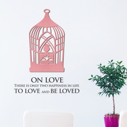 [우드스티커] 우드새장 (컬러완제품)