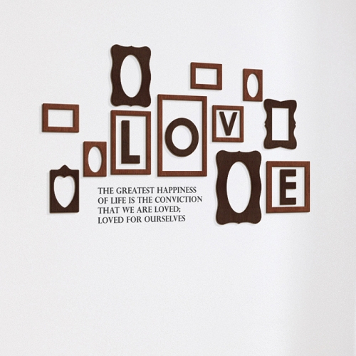 [우드스티커] 우드프레임 (컬러완제품)