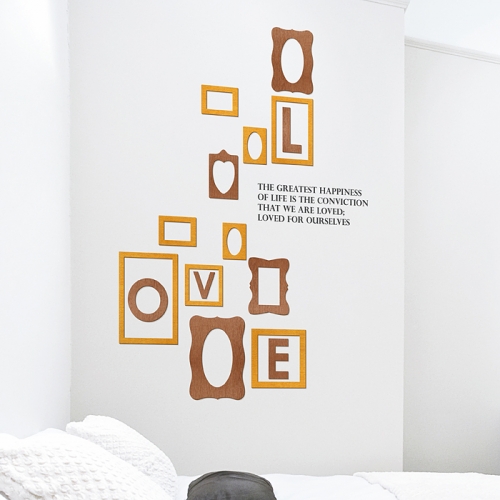 [우드스티커] 우드프레임 (컬러완제품)