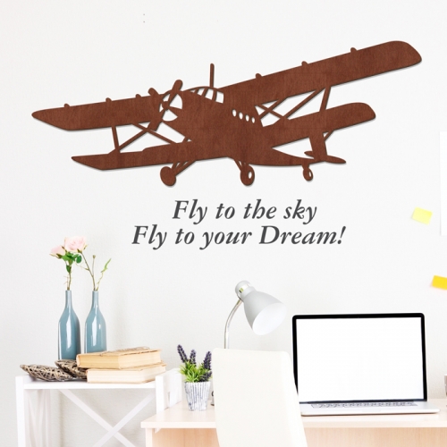 [우드스티커] 하늘비행 (컬러완제품)