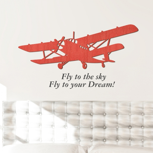 [우드스티커] 하늘비행 (컬러완제품)