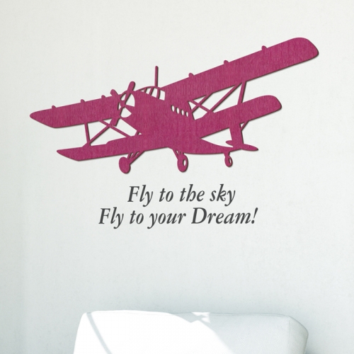 [우드스티커] 하늘비행 (컬러완제품)