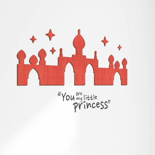 [우드스티커] 우드캐슬 (컬러완제품)