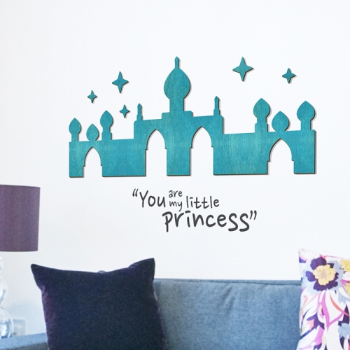 [우드스티커] 우드캐슬 (컬러완제품)