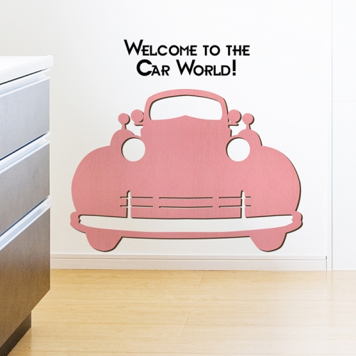 [우드스티커] 우드카 (컬러완제품)