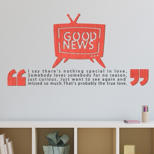 [우드스티커] 굿뉴스 (컬러완제품)