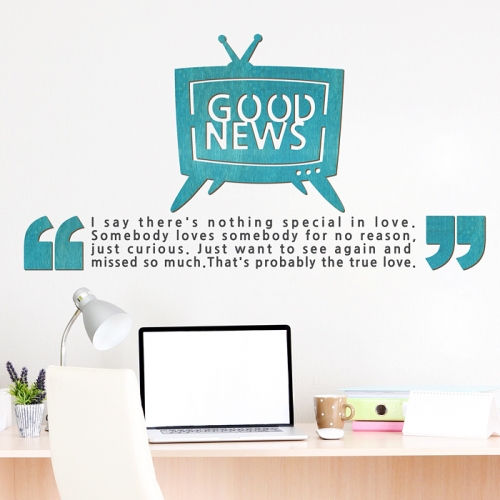 [우드스티커] 굿뉴스 (컬러완제품)