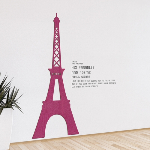 [우드스티커] 에펠타워 (컬러완제품)
