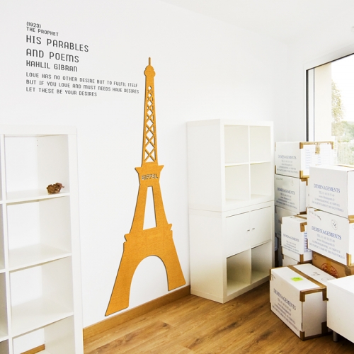 [우드스티커] 에펠타워 (컬러완제품)