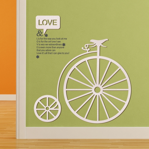 [우드스티커] 나무자전거 (컬러완제품)