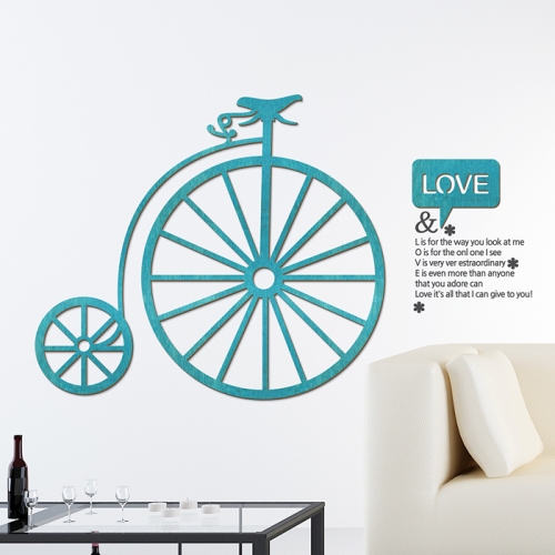 [우드스티커] 나무자전거 (컬러완제품)