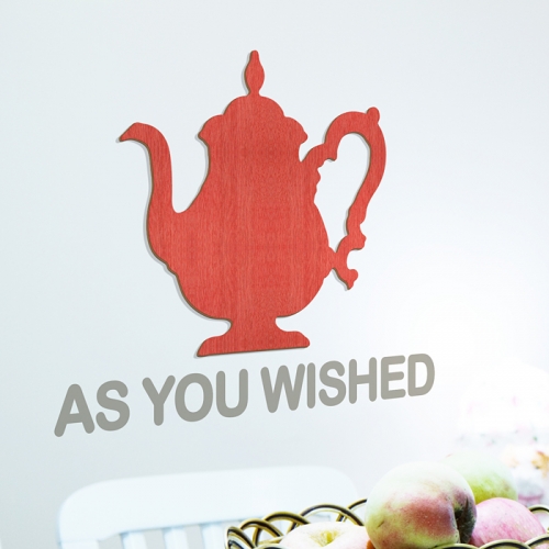 [우드스티커] 소원 (컬러완제품)