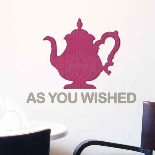 [우드스티커] 소원 (컬러완제품)