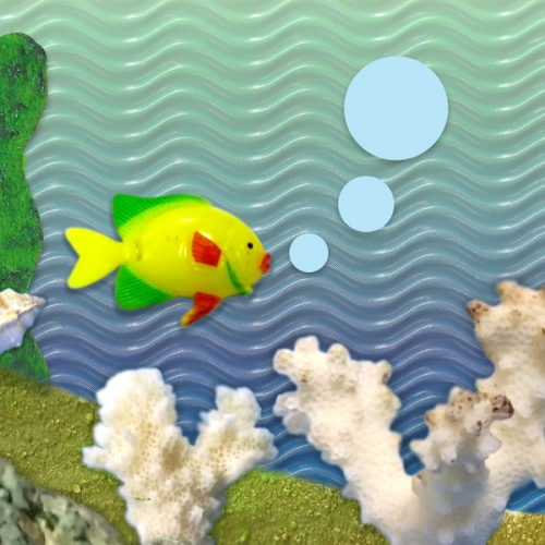 바다 배경판 퍼포먼스미술