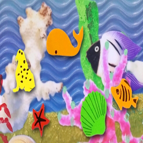 바다생물스티커 EVA