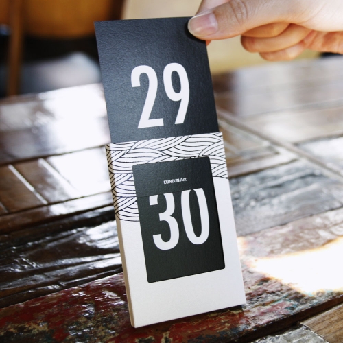 미니폴라로이드 만년달력 - 블럭