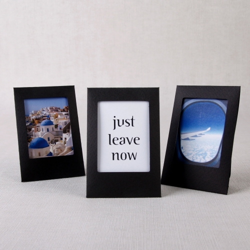 블랙 미니폴라로이드 프레임