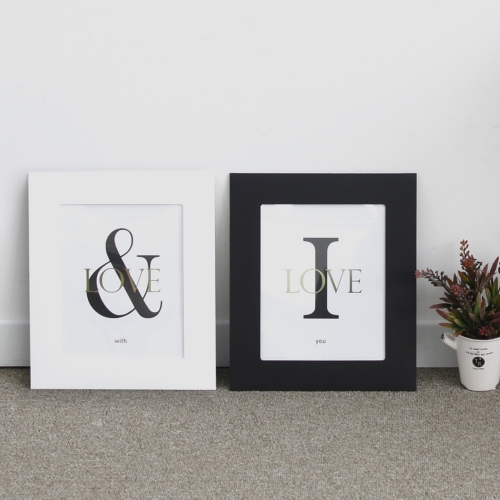 그래픽 프레임 - 모던 화이트