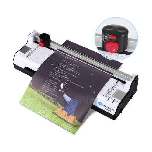 로드메일코리아 A4 코팅기 TLH-250 코팅기계+재단기+코너라운더+A4 코팅지 50매