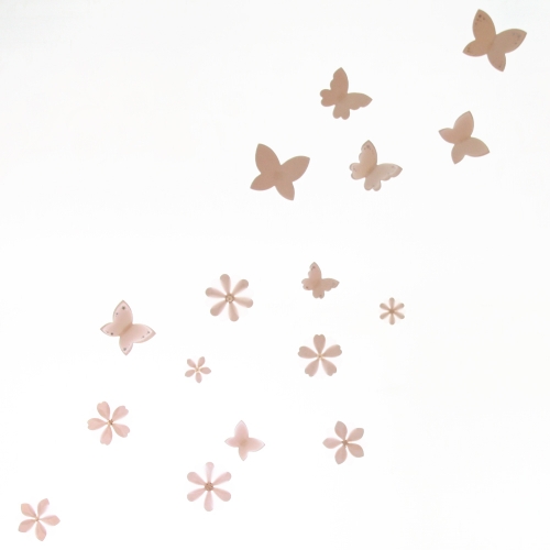 아르데코 스티커 나비