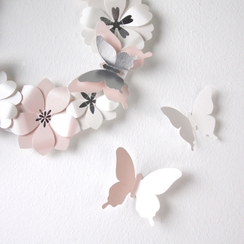 Deco Sticker-플라워 리스