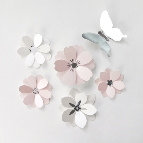 Deco Sticker-플라워 리스