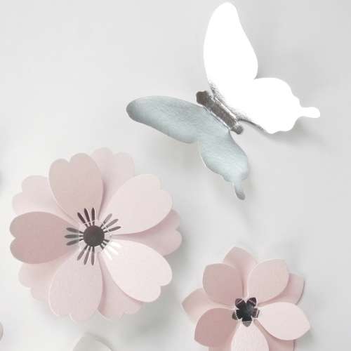 Deco Sticker-플라워 리스