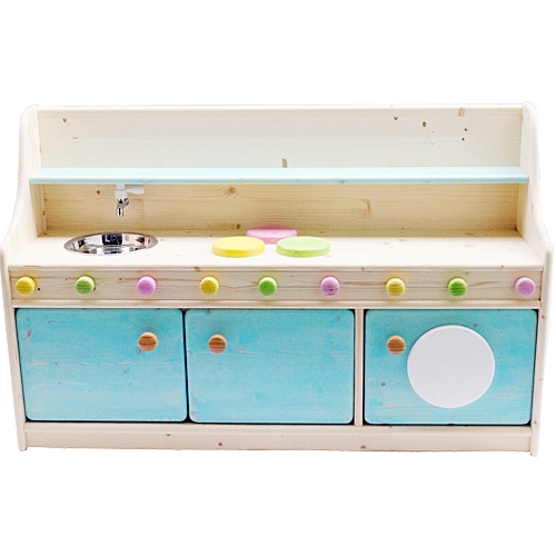 친환경 원목 주방놀이 3종 일체형