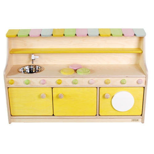 친환경 원목 3종 어닝 일체형 주방놀이