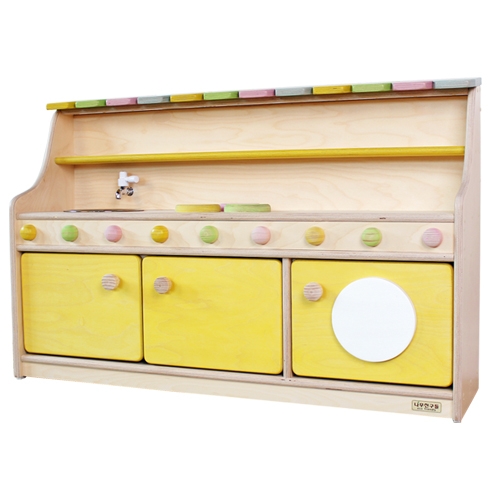 친환경 원목 3종 어닝 일체형 주방놀이