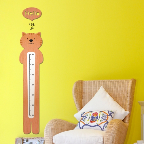 [우드스티커] 키재기-고양이 (컬러완제품)